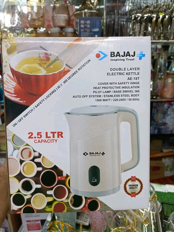 Bajaj AE-18T Electric Kettle – 2.5 Liter