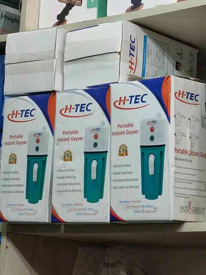 PORTABLE instant geyser ইনবক্সে জানাবেন H-TEC