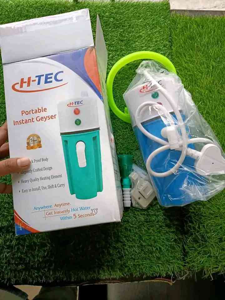 PORTABLE instant geyser ইনবক্সে জানাবেন H-TEC