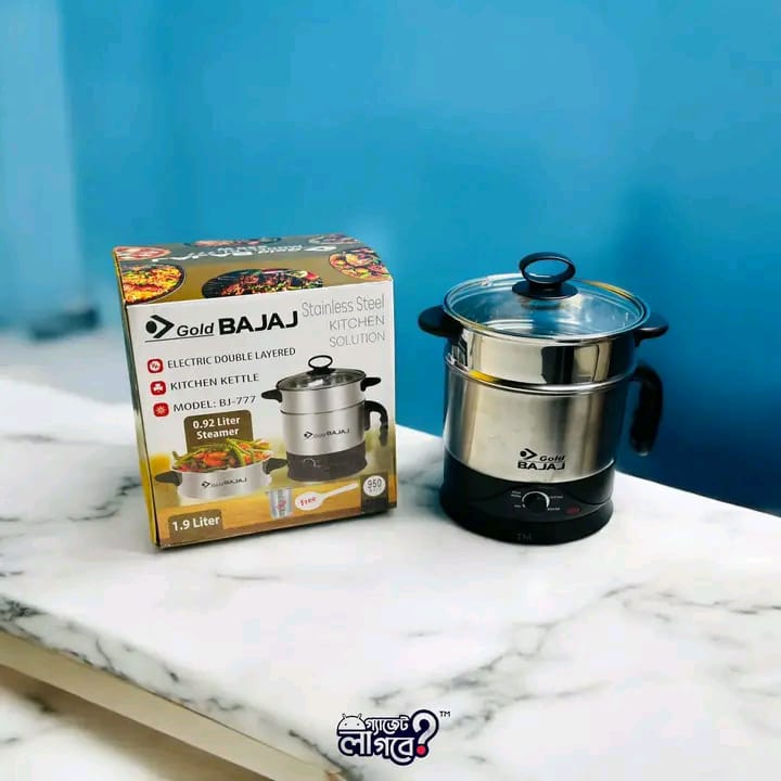 𝐆𝐨𝐥𝐝 𝐁𝐚𝐣𝐚𝐣 𝐁𝐉-𝟕𝟕𝟕 𝐄𝐥𝐞𝐜𝐭𝐫𝐢𝐜 𝐊𝐞𝐭𝐭𝐥𝐞