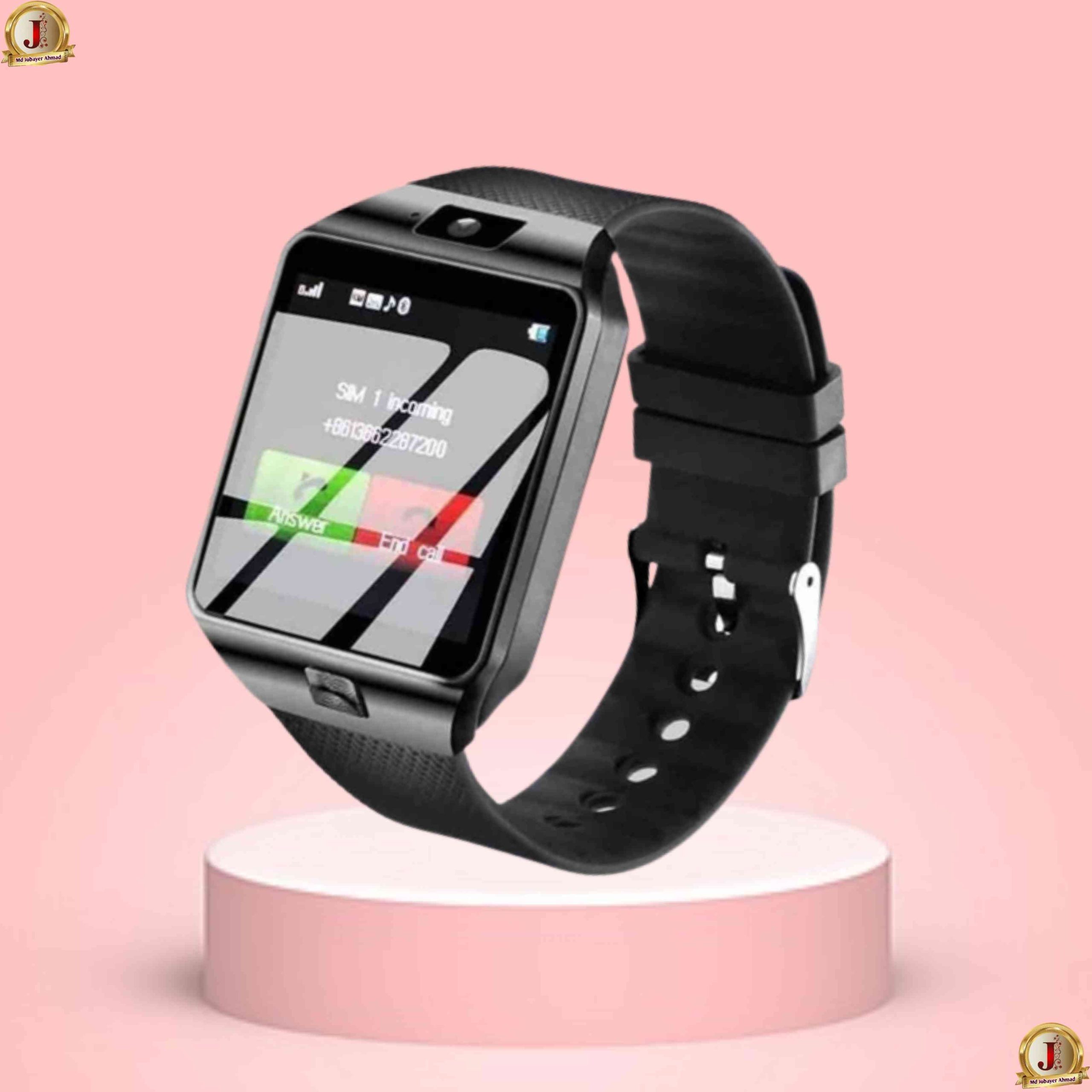 সিম মেমোরি সাপোর্টেড স্মার্ট ওয়াচ DZ09 Sim Memory Supported Smart Watch( মোবাইল ঘড়ি)