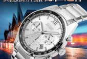 SKMEI 9096 Stainless Steel Quartz Analog Male Clock American Western Wristwatch Fashion Cheap Price Brand Men Watch