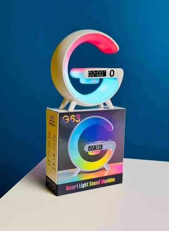 Intelligent Atmosphere RGB Light Bluetooth Speaker With Wireless Charging বুদ্ধিমান বায়ুমণ্ডল আরজিবি হালকা ব্লুটুথ স্পিকার