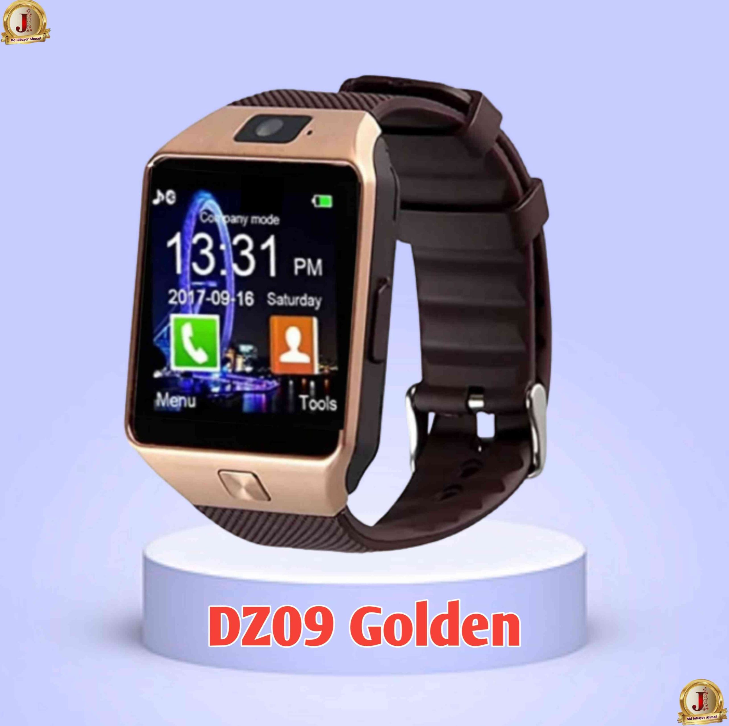 সিম মেমোরি সাপোর্টেড স্মার্ট ওয়াচ DZ09 Sim Memory Supported Smart Watch( মোবাইল ঘড়ি)